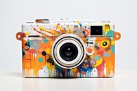Camera art white background photographing. AI generated Image by rawpixel.