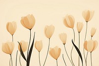 Flower plant tulip inflorescence. AI generated Image by rawpixel.