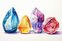 Gemstone jewelry crystal mineral. AI generated Image by rawpixel.