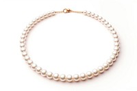 Necklace pearl jewelry white.