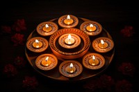 Festival candle diwali light. AI generated Image by rawpixel.