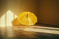 Floor umbrella flooring yellow. 