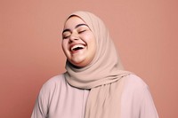 Women's hijab scarf mockup psd