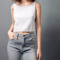 Blouse jeans pants adult. 