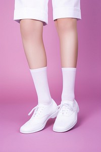 Sock footwear white shoe. 