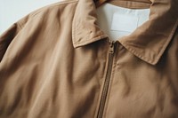 Jacket khaki brown coat. AI generated Image by rawpixel.