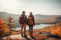 Adventure outdoors backpack nature. 