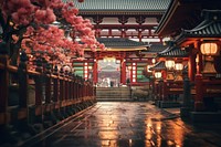 Temple architecture building shrine. 