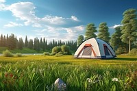 Camping outdoors nature grass. 