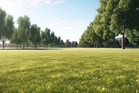 Grass park landscape outdoors. AI generated Image by rawpixel.