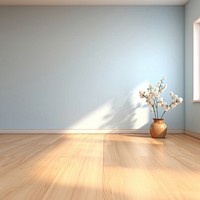 Flower architecture flooring hardwood. AI generated Image by rawpixel.