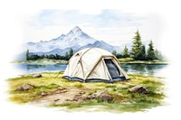 Tent mountain outdoors camping. 