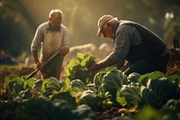 Harvesting gardening outdoors organic. 