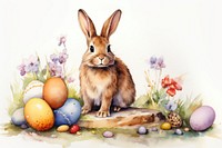 Animal rodent mammal easter. AI generated Image by rawpixel.