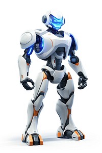 Robot cartoon human  