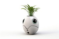 Vase technology cartoon plant. AI generated Image by rawpixel.