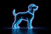 Neon animal mammal light. AI generated Image by rawpixel.