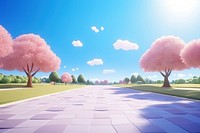 Landscape outdoors blossom nature. AI generated Image by rawpixel.