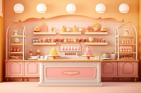Bakery food confectionery architecture. AI generated Image by rawpixel.