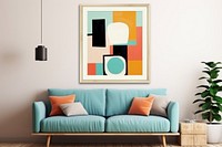Art furniture painting cushion. AI generated Image by rawpixel.