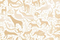 Pattern backgrounds animal wallpaper. AI generated Image by rawpixel.
