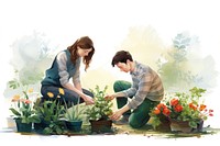 Garden plant gardening planting. AI generated Image by rawpixel.