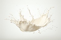 Milk white refreshment splattered. AI generated Image by rawpixel.