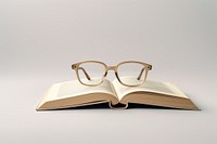 Glasses book publication reading. 