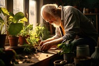 Gardening plant planting nature. 