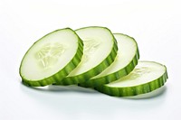 Cucumber vegetable sliced fruit. AI generated Image by rawpixel.