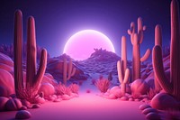 Nature desert purple night. AI generated Image by rawpixel.