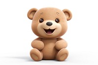 Bear cartoon mammal plush. AI generated Image by rawpixel.