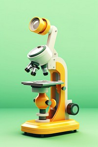 Microscope cartoon magnification technology.