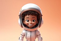 Astronaut smiling cute toy. 