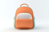 Bag backpack white background suitcase. AI generated Image by rawpixel.