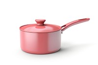 Saucepan white background appliance cookware. 