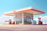 Station architecture gas station petroleum.