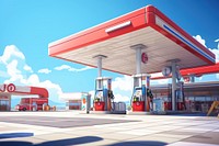 Station architecture gas station petroleum. 