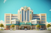 Car architecture building hotel. AI generated Image by rawpixel.