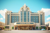 Car architecture building hotel. AI generated Image by rawpixel.