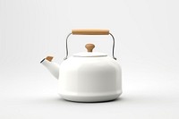 Kettle white background simplicity tableware. AI generated Image by rawpixel.