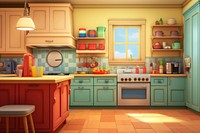 Kitchen appliance furniture oven. AI generated Image by rawpixel.