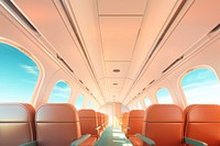 Airplane aircraft vehicle aircraft cabin. AI generated Image by rawpixel.