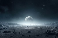 Moon astronomy outdoors nature. AI generated Image by rawpixel.