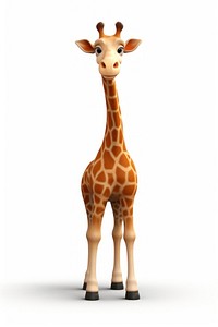 Giraffe wildlife cartoon mammal. AI generated Image by rawpixel.