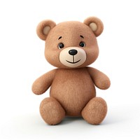 Cartoon plush bear toy. 