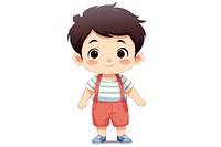An asian male toddler cartoon child baby. AI generated Image by rawpixel.