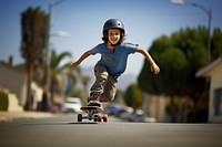 Skateboard skateboarding footwear vehicle. 