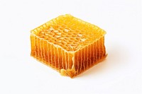 Honey honeycomb food white background. AI generated Image by rawpixel.