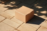 Box cardboard carton shadow. 